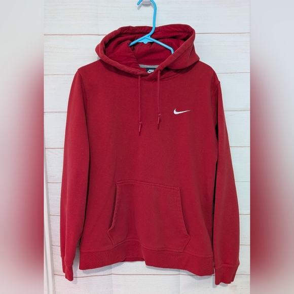 Nike Other - Vintage Red ♥️ 🍒 Nike Hoodie With Kangaroo 🦘 Pocket Size Large